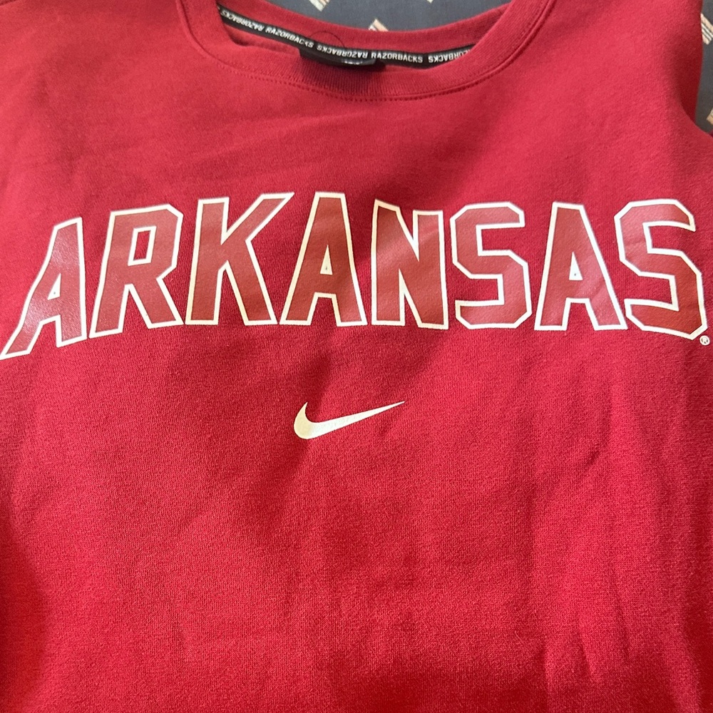 Nike Adult Red Arkansas Hoodie
